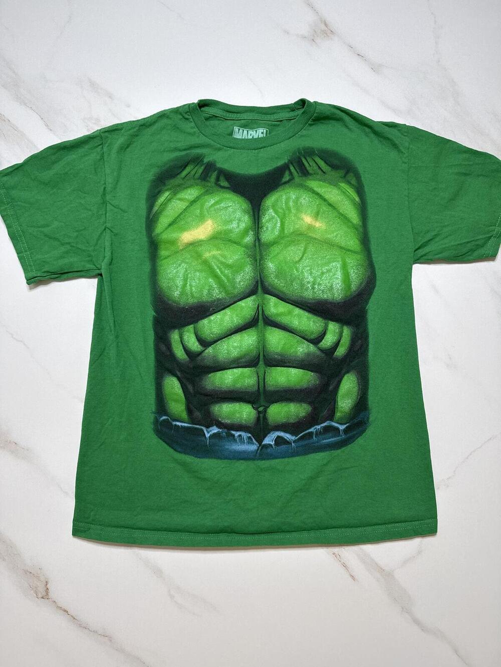 Marvel Green Hulk Graphic T Shirt - Boys XL